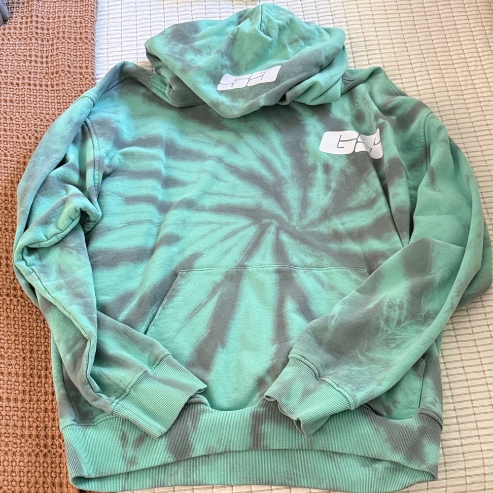 Gymshark Green Tie-Dye Hoodie